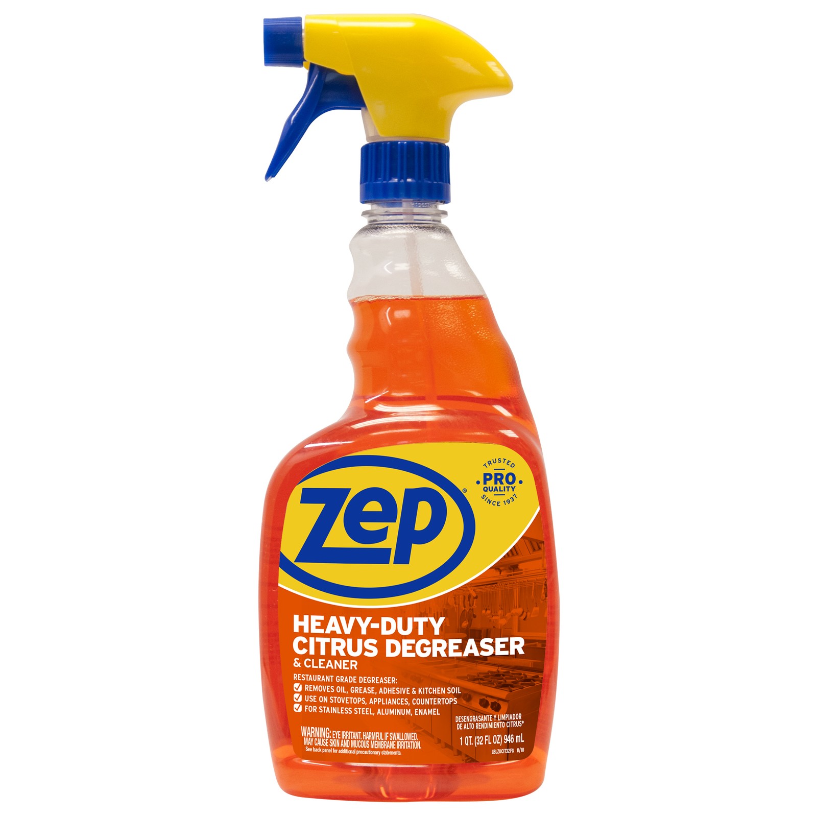 Zep Heavy-Duty Citrus Cleaner – 32 oz (Case of 12) ZUCIT32 – Removes Oil,