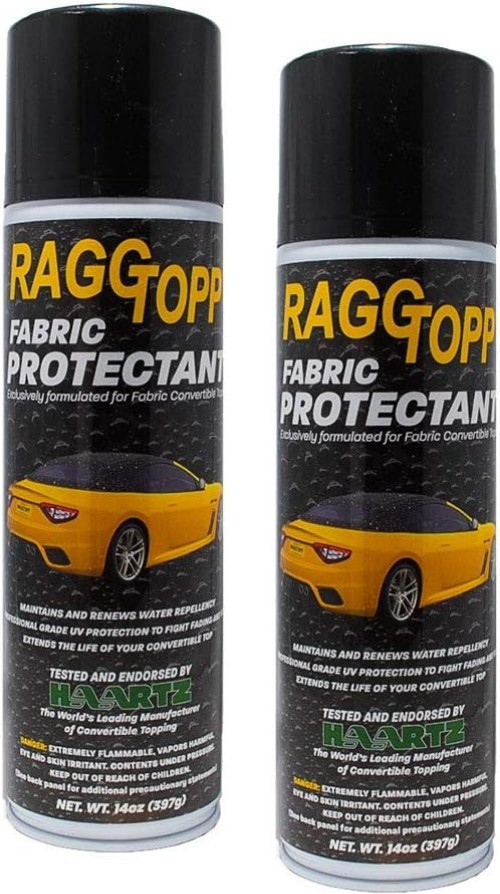 Dual Pack of 2141 Fabric Protectant: Essential Protection for Convertible Tops
