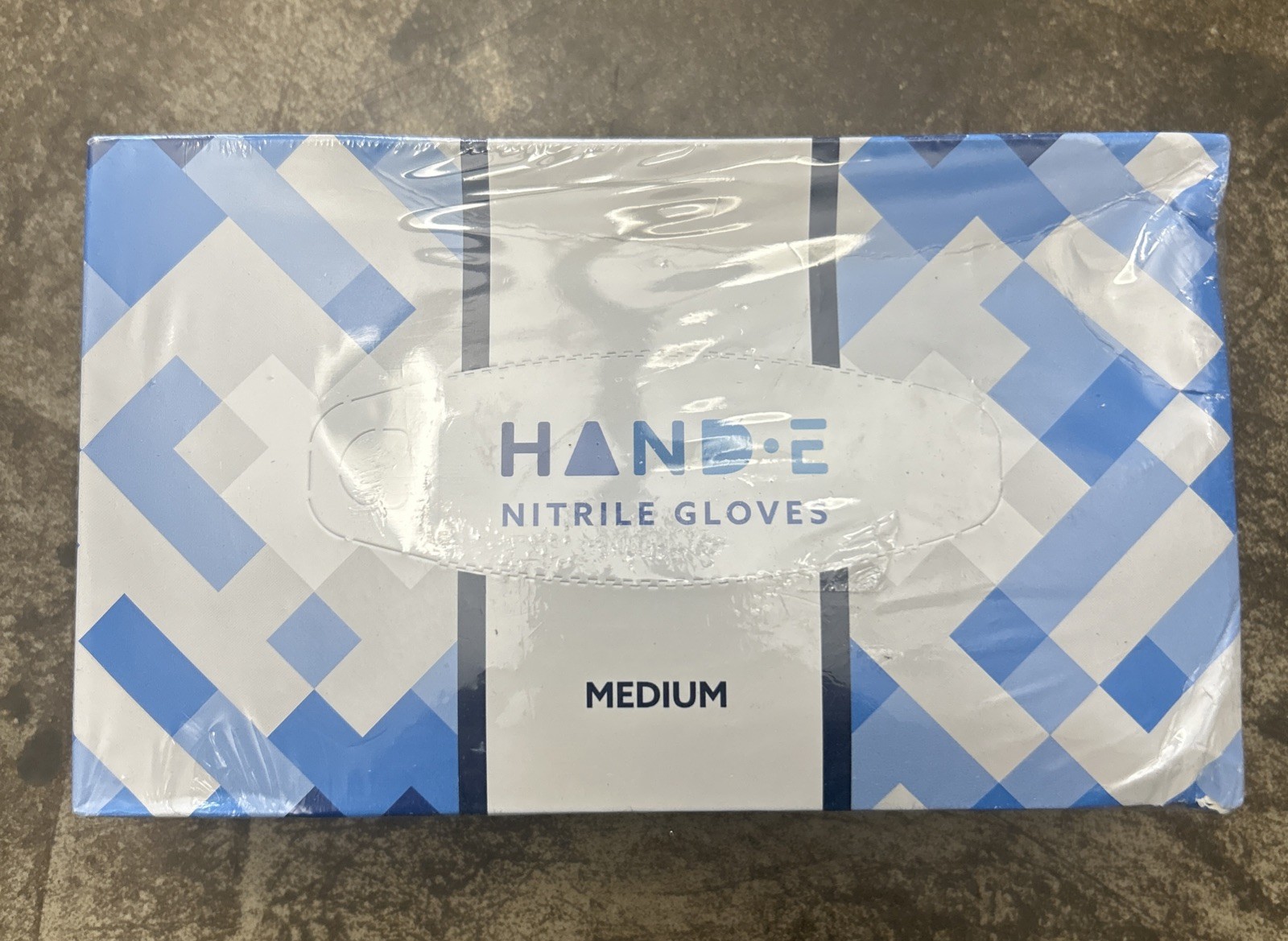 Hand-E Disposable Blue Nitrile Gloves Medium – 100 Count (Pack of 100)