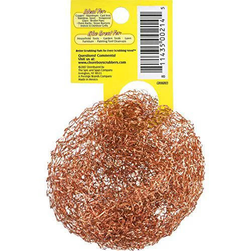 NEW CHORE BOY COPPER SCRUBBER , 12 PIECES LOT …100 % COPPER