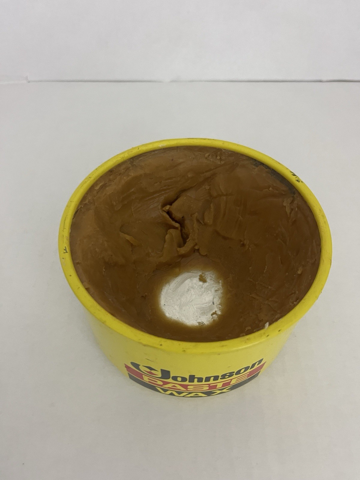 SC Johnson Paste Wax Net Wt 16 oz Metal Tin Tub / 1 LB Preowned