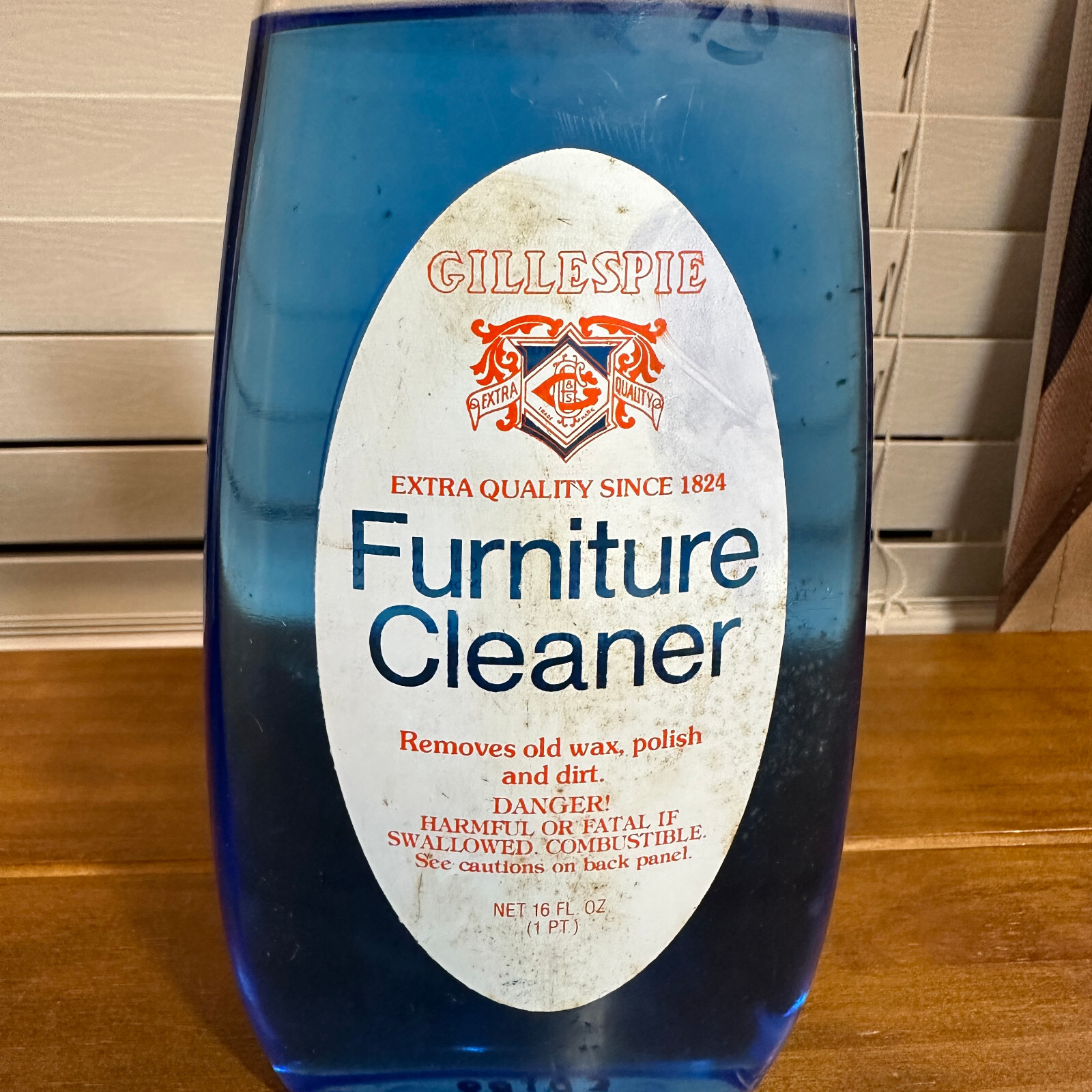 New Vintage Gillespie Furniture Cleaner 16oz