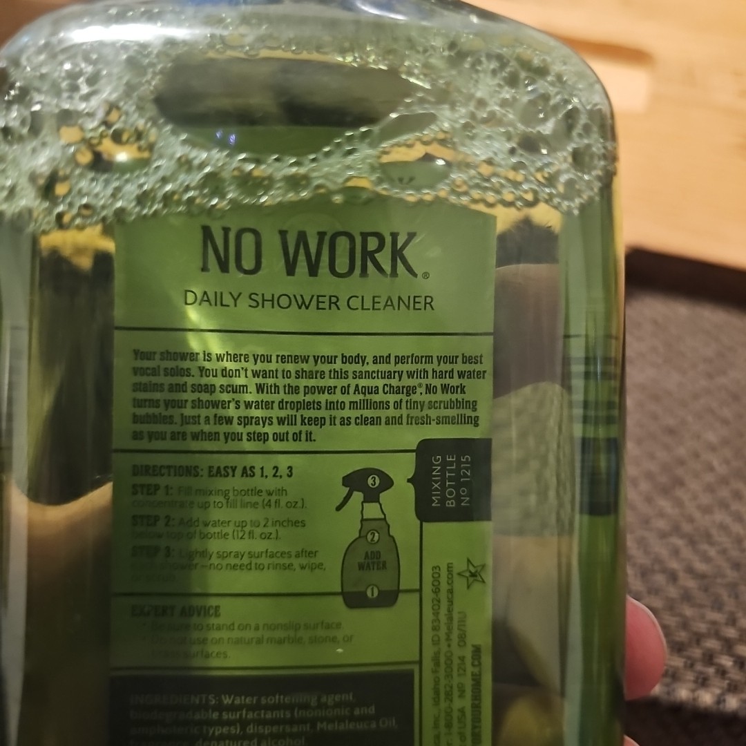 Melaleuca EcoSense NO WORK 4x Concentrate Daily Shower Cleaner 16 oz New Sealed