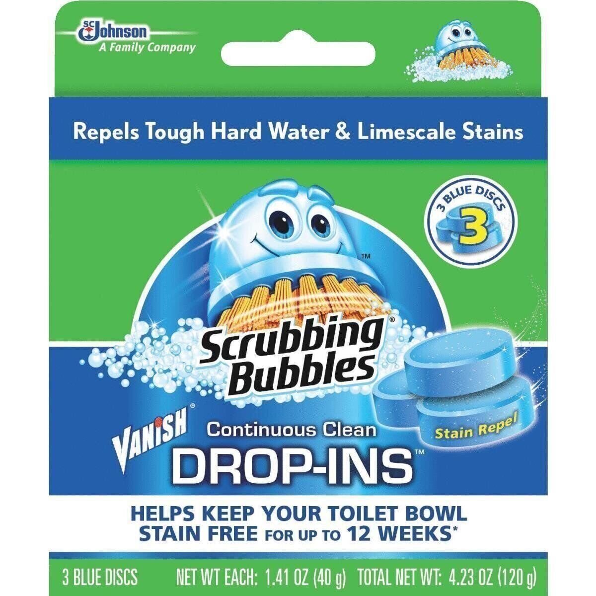 Scrubbing Bubbles 3Pk Vanish Drop Ins
