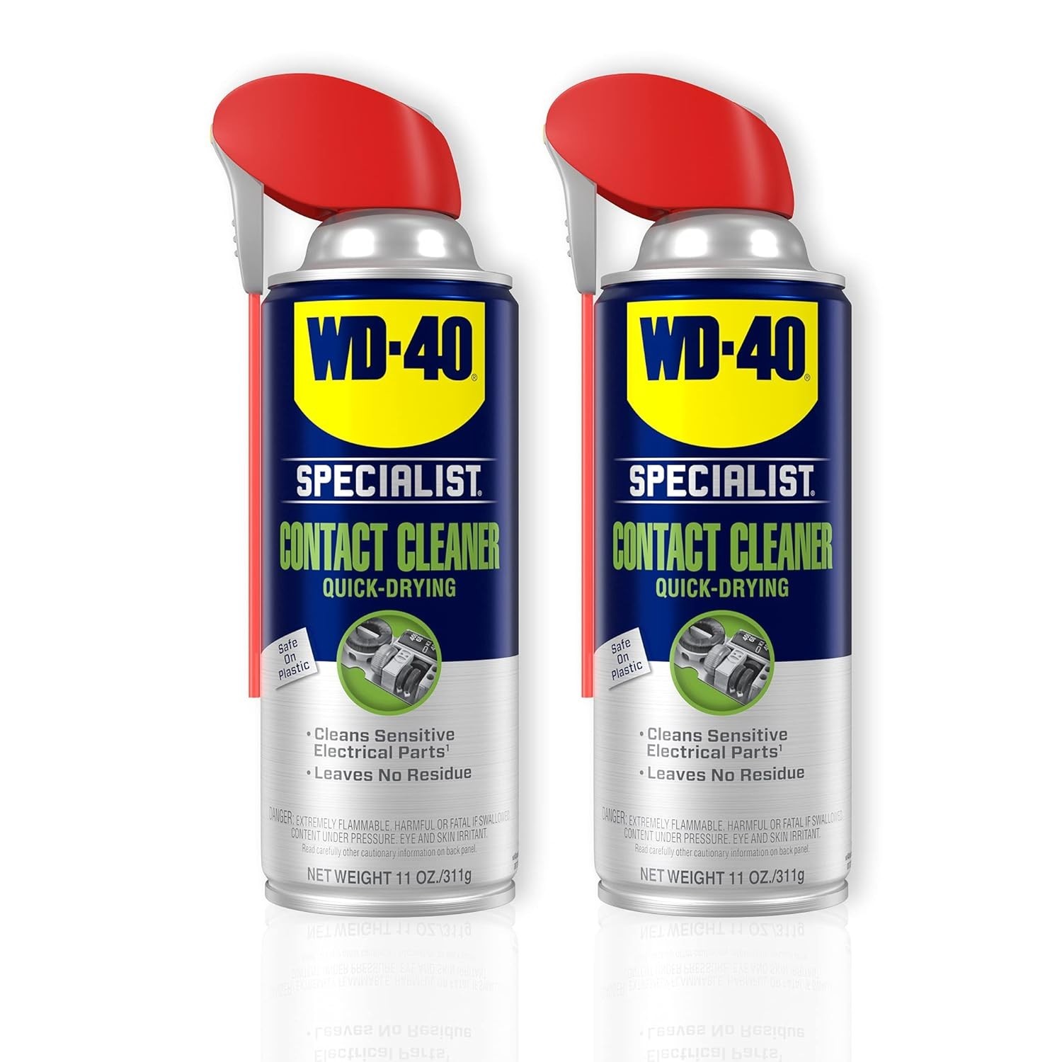 11 OZ Twin Pack Contact Cleaner Spray – Ideal for PCBs, Durable, Quick Drying