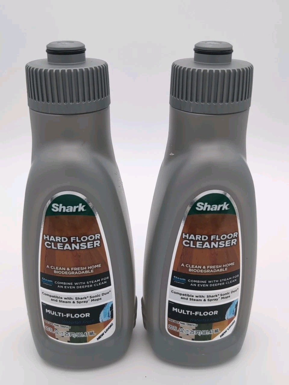 Shark Hard Floor Cleanser Multi-Floor 20oz Waterfall Fresh SONIC Duo 2 New