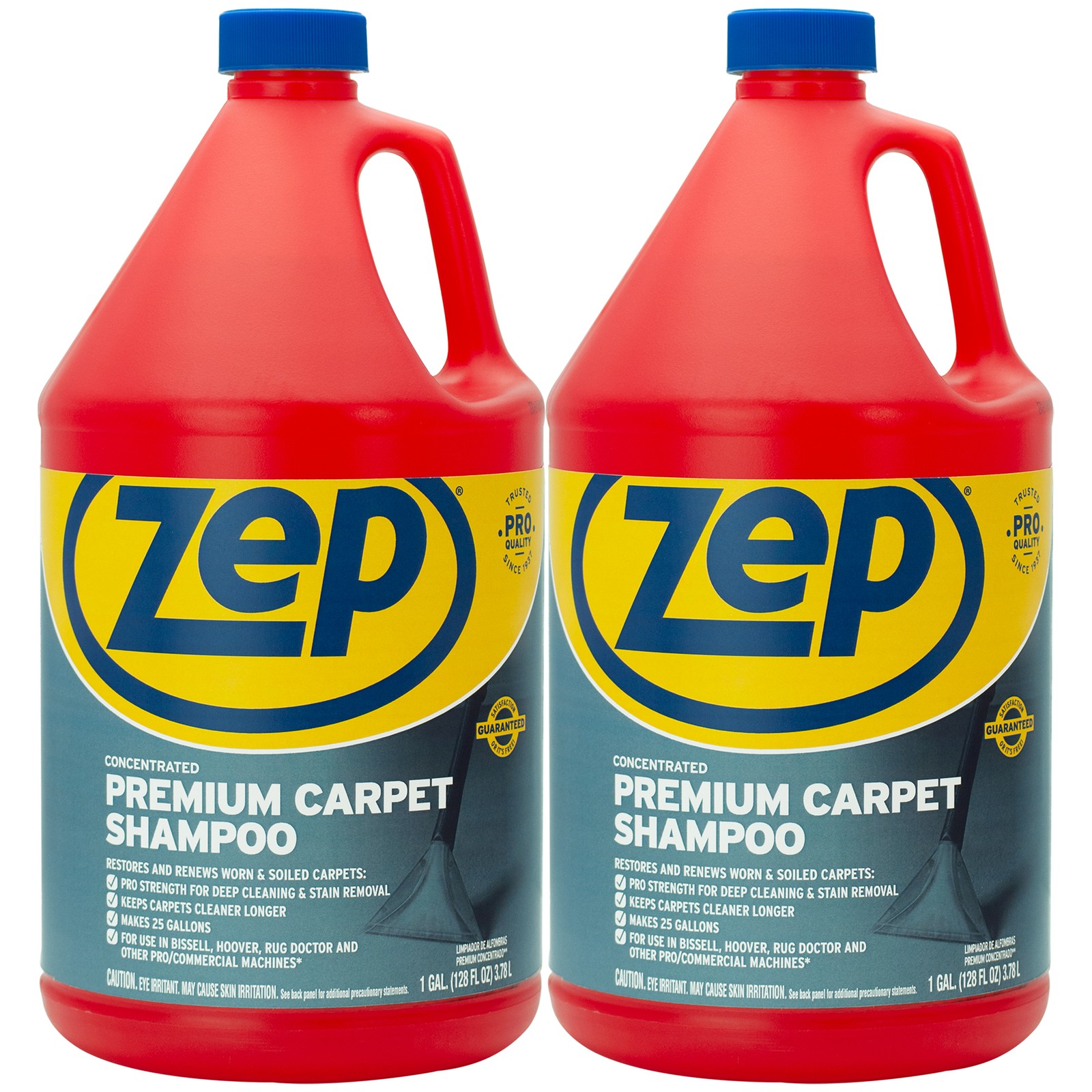 Zep Premium Carpet Cleaner Shampoo – 1 Gallon (Case of 2) ECZUPXC1282