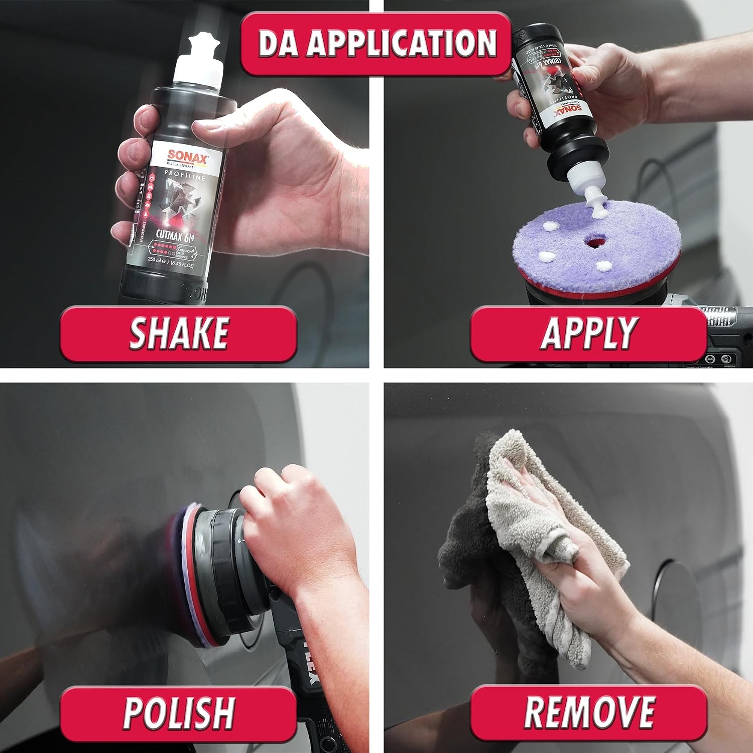 SONAX CutMax Cutting Compound 246300 | Paint Correction for Removing Deep Scratc