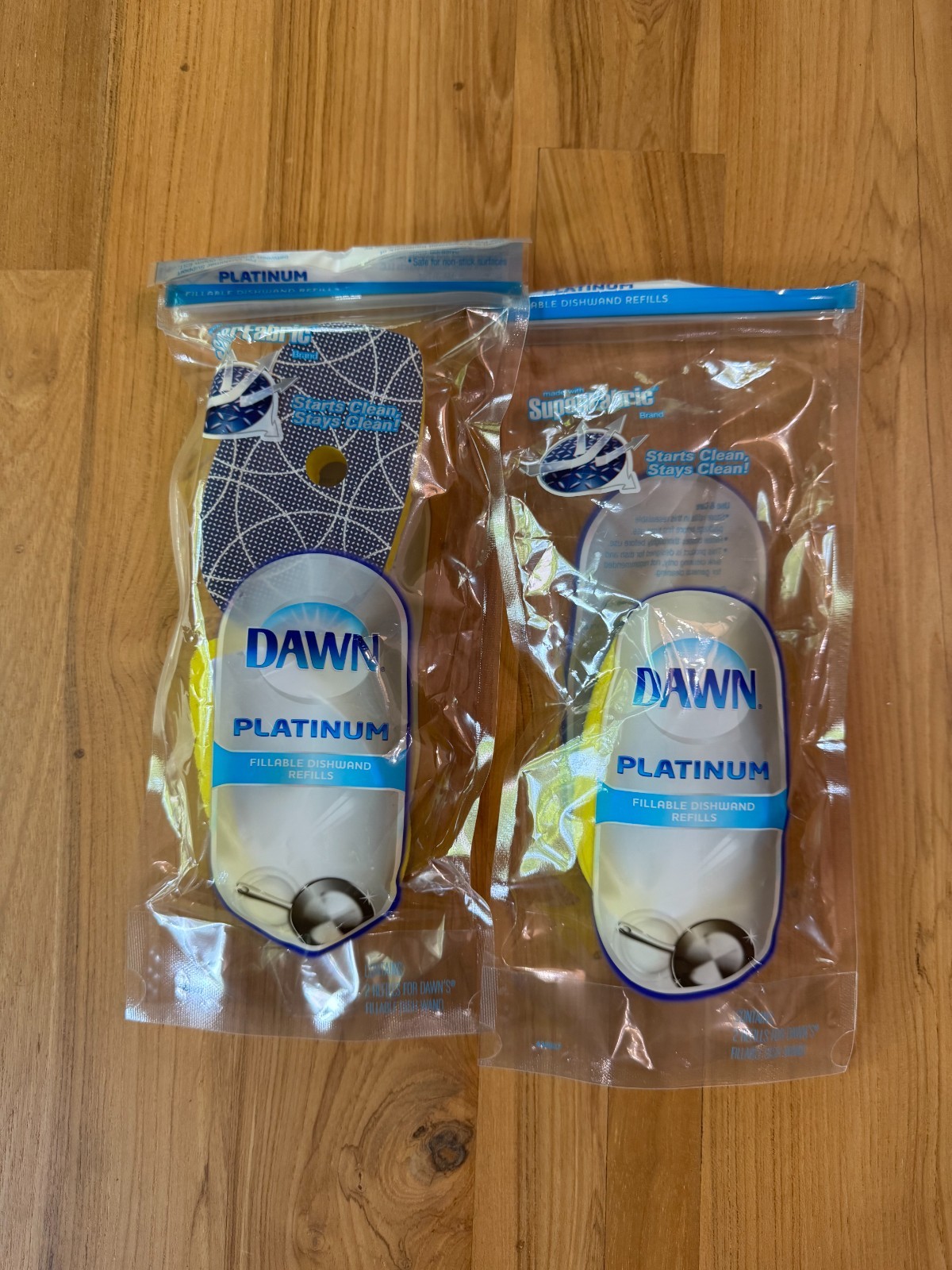 Dawn Platinum Fillable Dish Wand Refills 3 Pk Scrubber Dishes SuperFabric Sponge