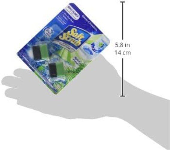 2 Duo-Cubes In-Tank Toilet Cleaner – Alpine Fresh Scent – Lasts 8 Weeks