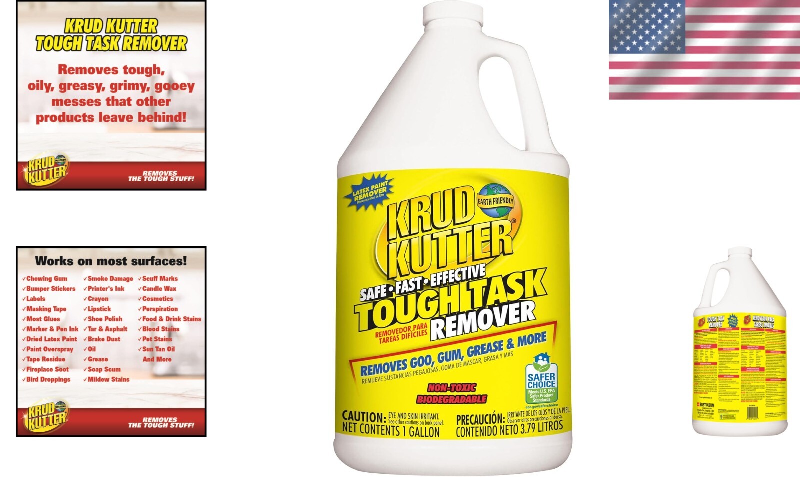 Eco-Friendly Multi-Surface Cleaner – Tough Task 128 oz for Home & Commercial Use