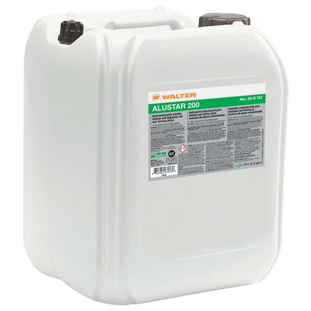 WALTER SURFACE TECHNOLOGIES Cleaner/Degreaser,Water-Based,5.2 Gal. 18C837