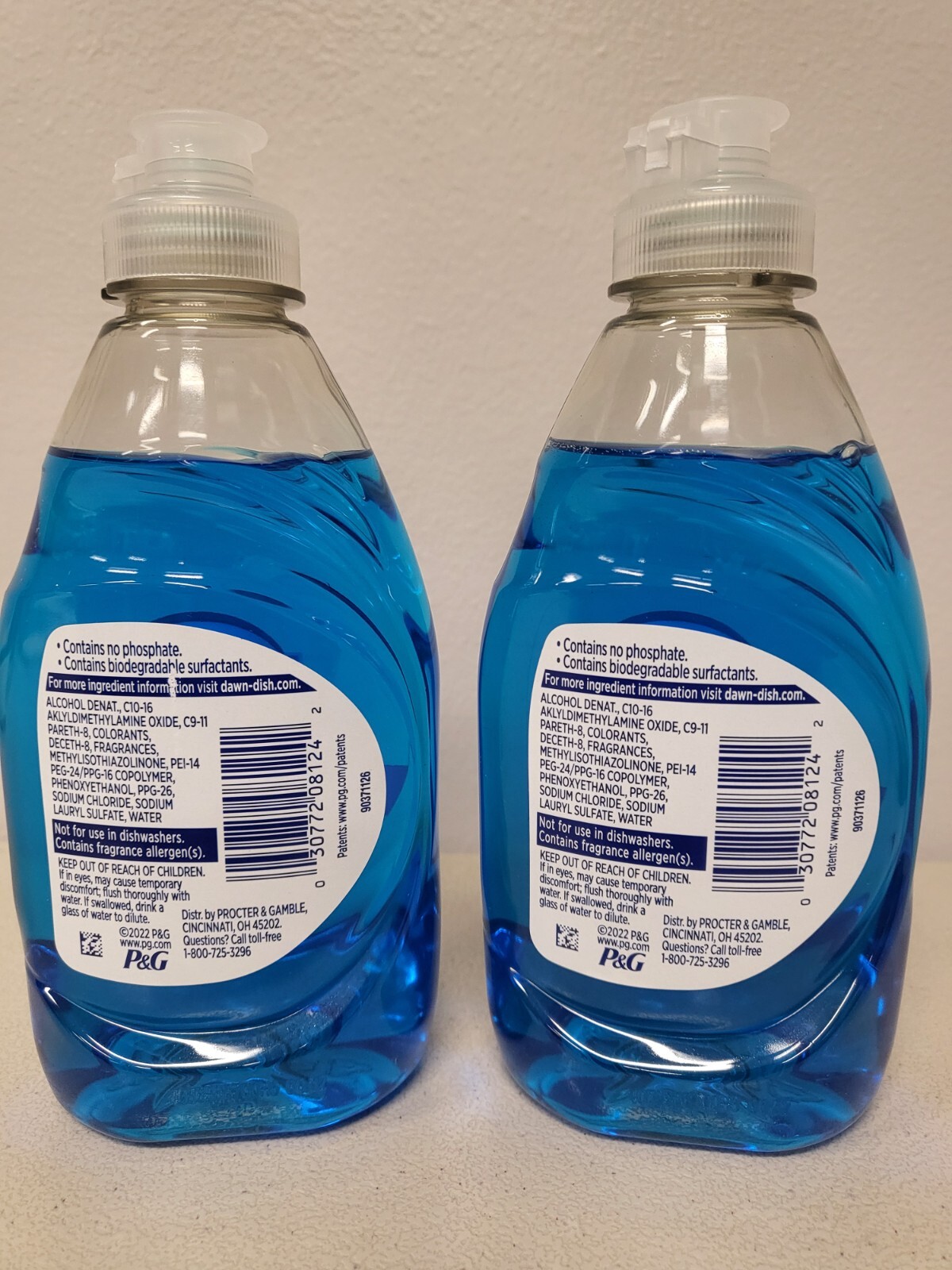 Dawn Ultra Original Scent Dishwashing Liquid, 221 mL/ 7.5 Fl Oz, Lot of 2