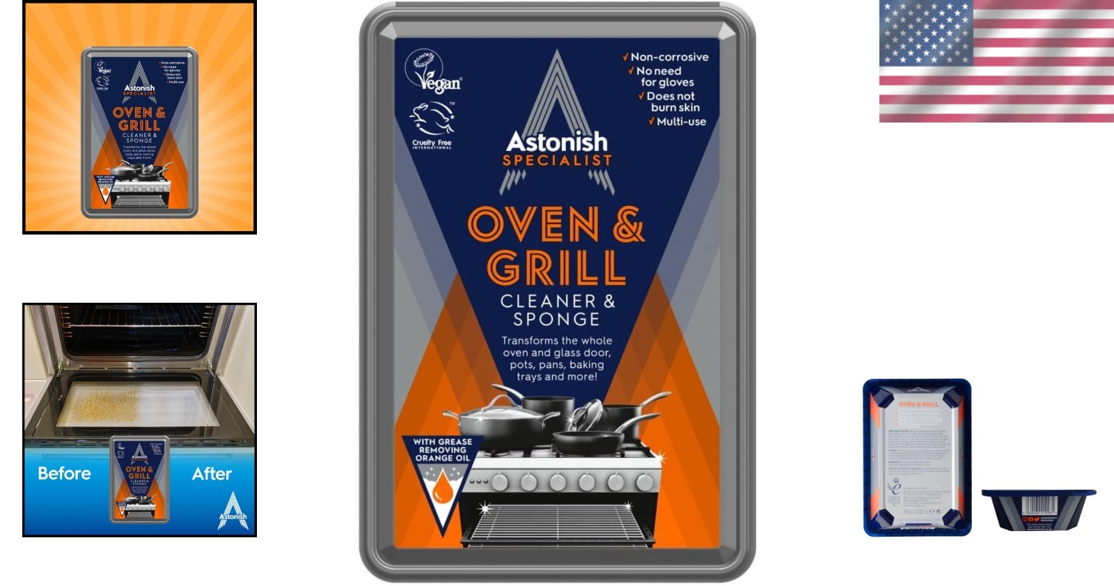 250g Specialist Degreasing Paste for Ovens & Grills – Biodegradable Formula
