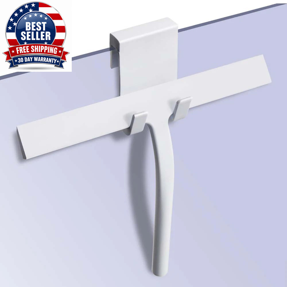 Matte Black Silicone Squeegee Streak Free Cleaning Shower Squeegee for Glass Bat