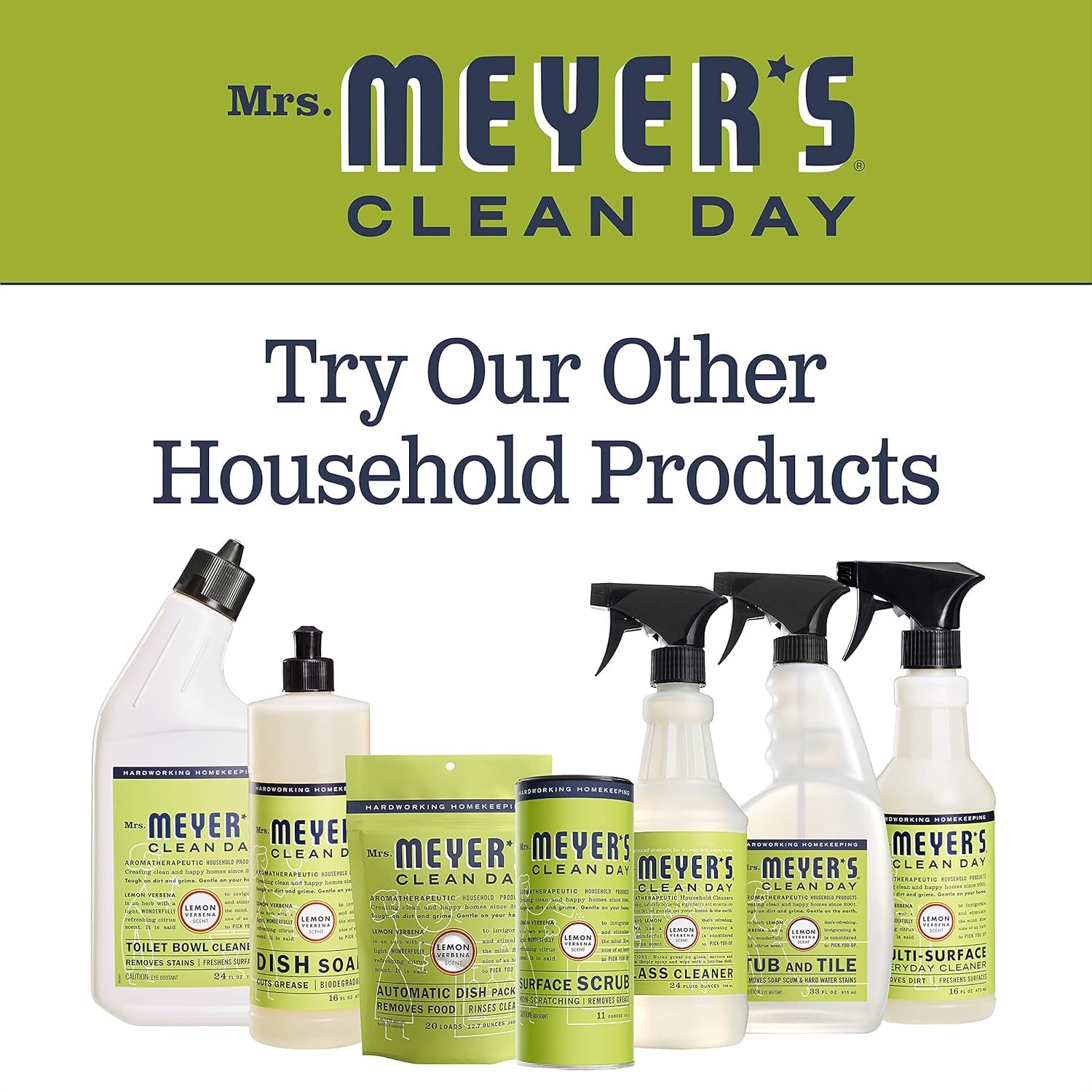 Mrs. Meyer’s Clean Day Lemon Verbena Liquid Dish Soap Cruelty Free