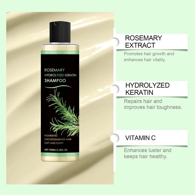 Organic Rosemary Hair Growth Shampoo for Women and Men-Natural Thickening