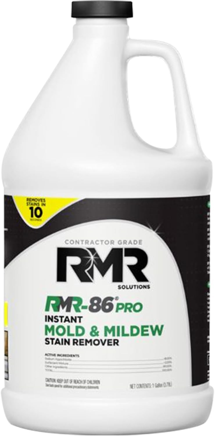 Powerful 128 Fl Oz RMR-86 Mold and Mildew Remover – Contractor Grade Solution
