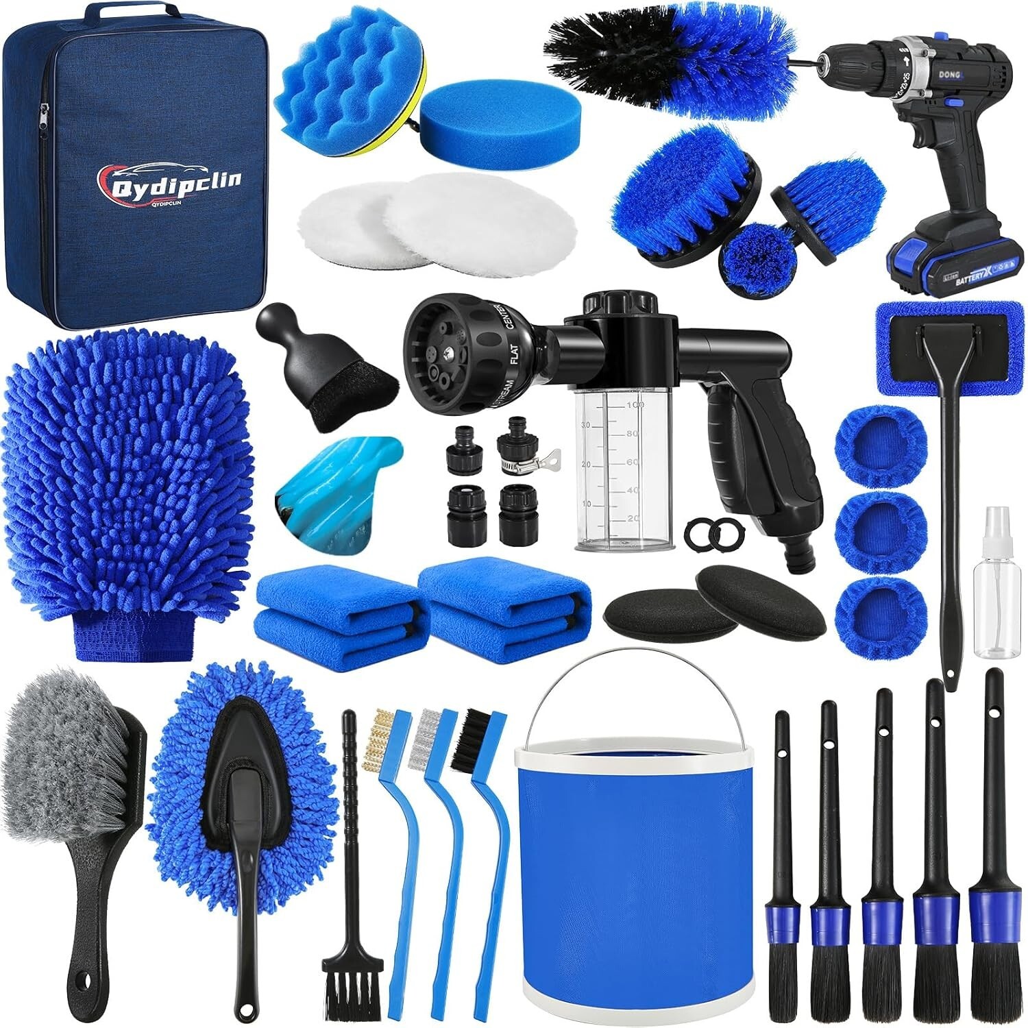 41Pcs Car Detailing Kit, Car Detailing Brush Set, Car Wash Cleaning Kit, Car …