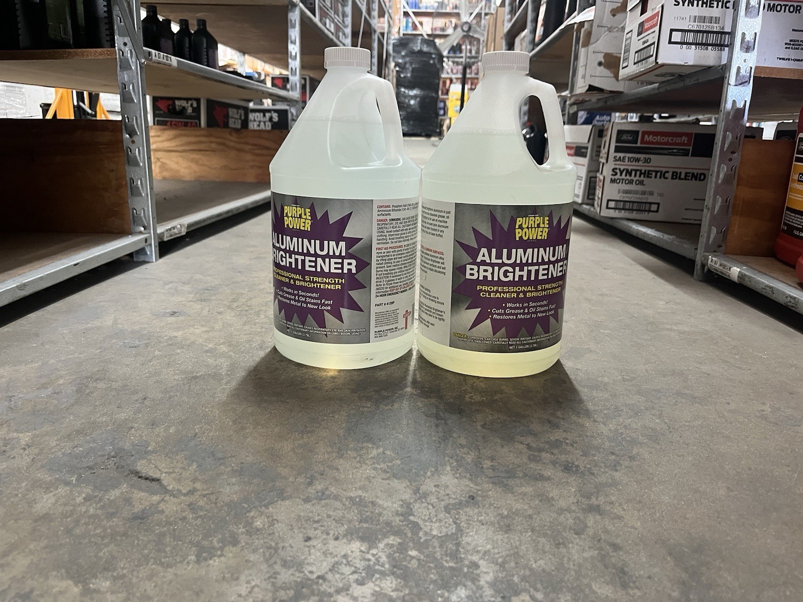 4120P Purple Power Aluminum Brightener Professional Strength Cleaner 4 GAL CoN