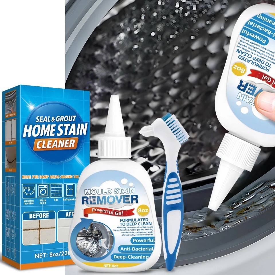 Home Remover Gel Washing Machine Cleaner Seal Front Load Washer Grout 7.44oz