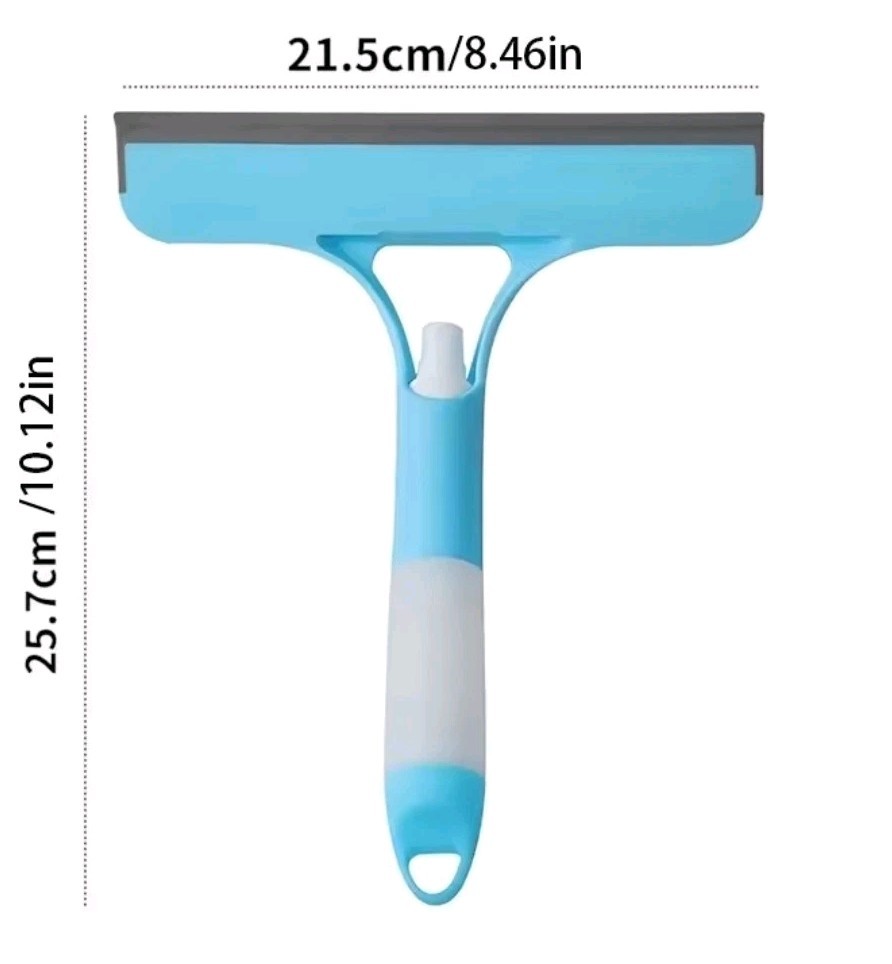 Pumice Stone Toilet Bowl Cleaner & 3-in-1 Window Cleaning Squeegee