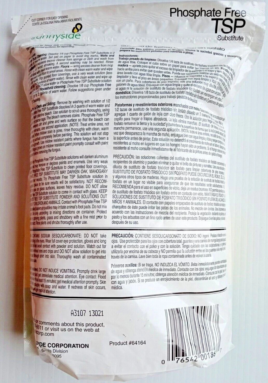 SUNNYSIDE Phosphate free TPS Substitute # 64164 / 4Lb
