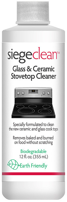 775L – Siege 12 Ounce Earth Friendly Glass & Ceramic Stove-top Cleaner