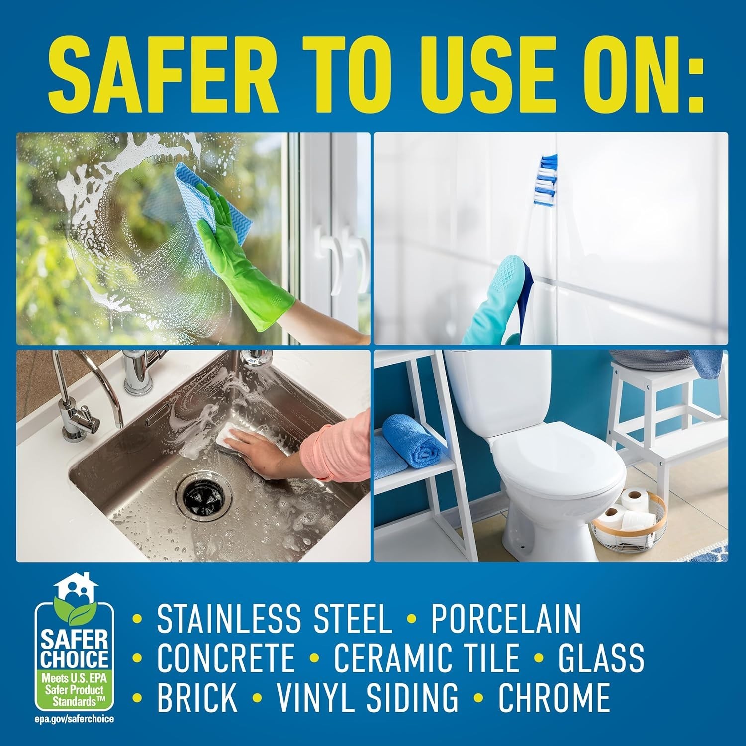 CLR Brands® Lime & Rust Remover, Blasts Calcium, Dissolves Lime, Zaps Stubborn R