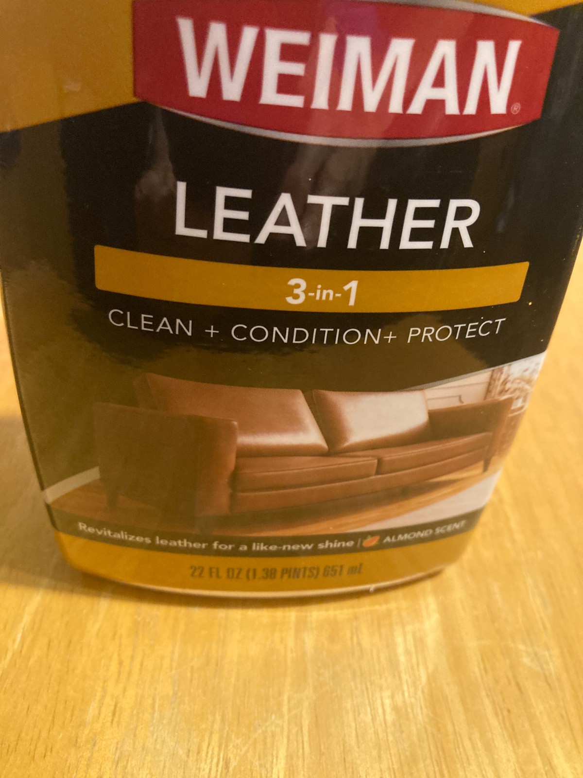 WEIMAN LEATHER 3 1N 1 CLEAN/CONDITION/PROTECT UV SHIELD 22oz SPRAY SEE PICTURES