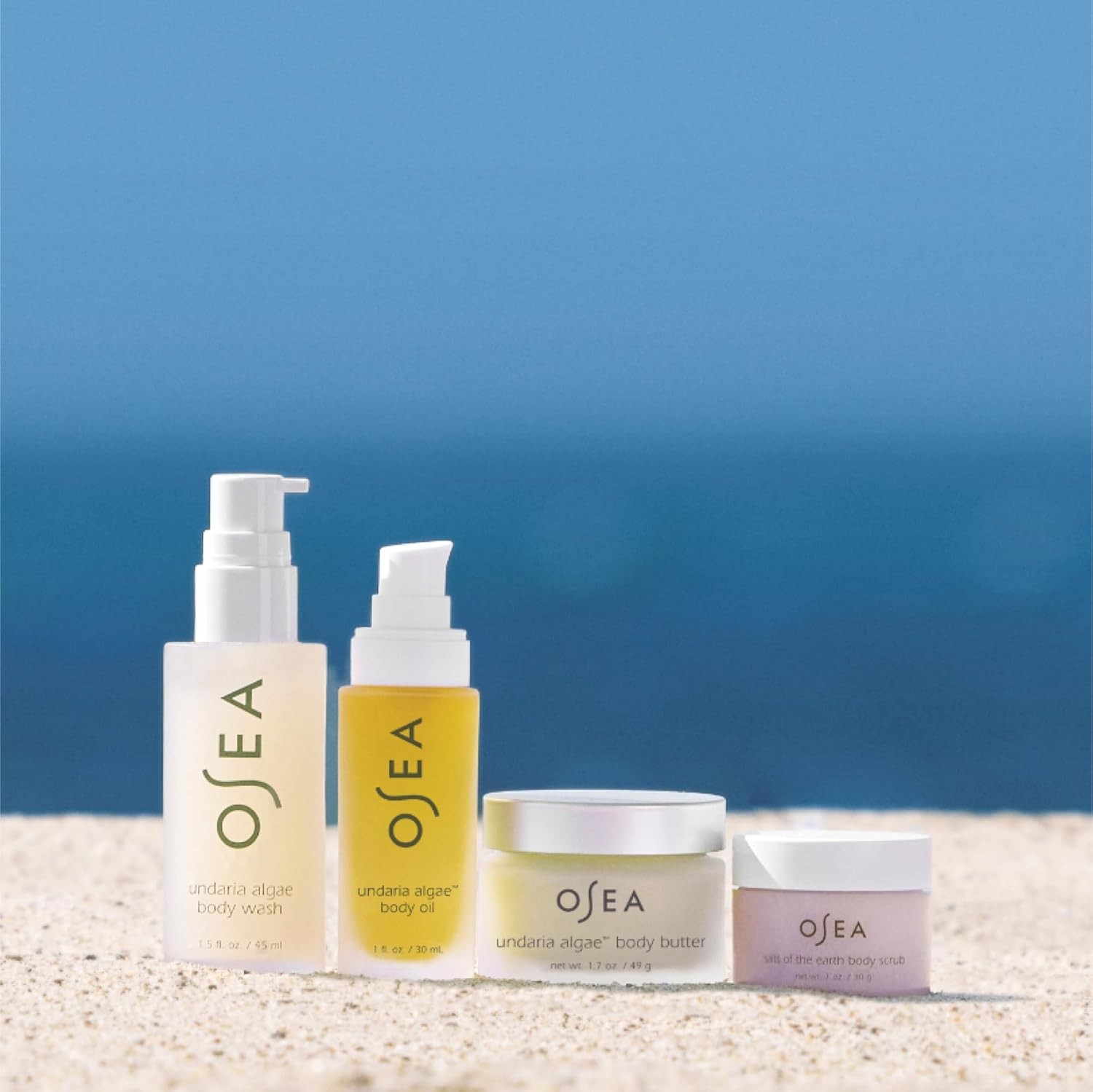 OSEA Bodycare Bestsellers Skincare Set – 4-piece Body Travel Set – 1oz – Body