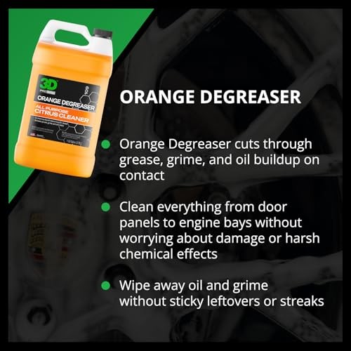 Orange Degreaser – Citrus-Based Car Cleaner for Oil, 16 Fl Oz (Pack of 1)