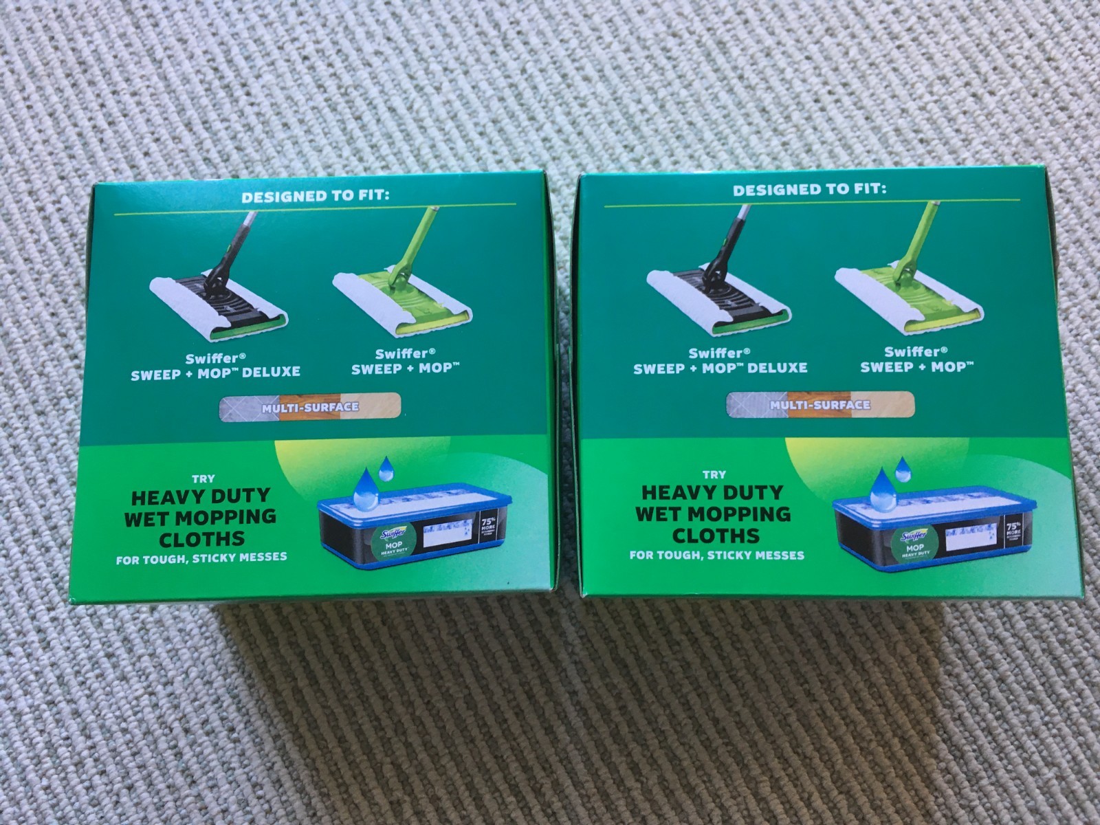 NEW IN BOX (2-Pk) Swiffer Sweep Dry Sweeping Cloths Gain Scent 32 ct. each = 64
