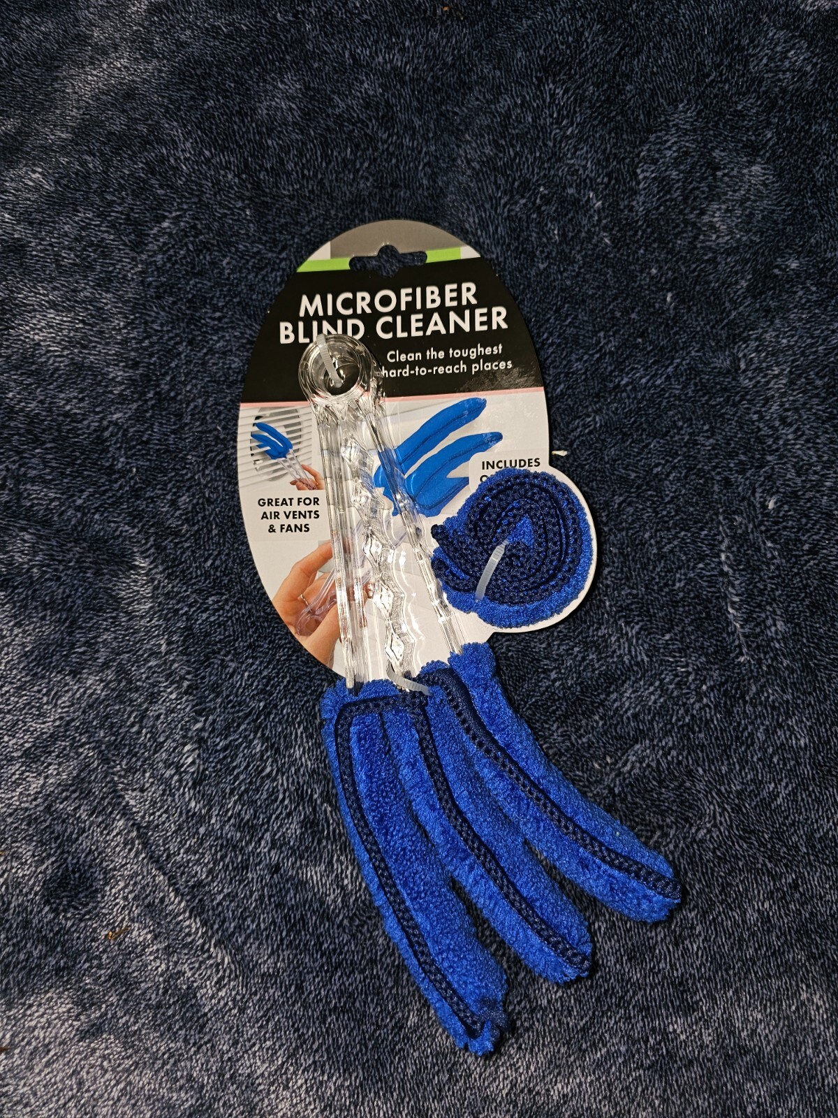 2 pack Microfiber Window blind, Air Vent, Fan blade Cleaner Includes FREE refill