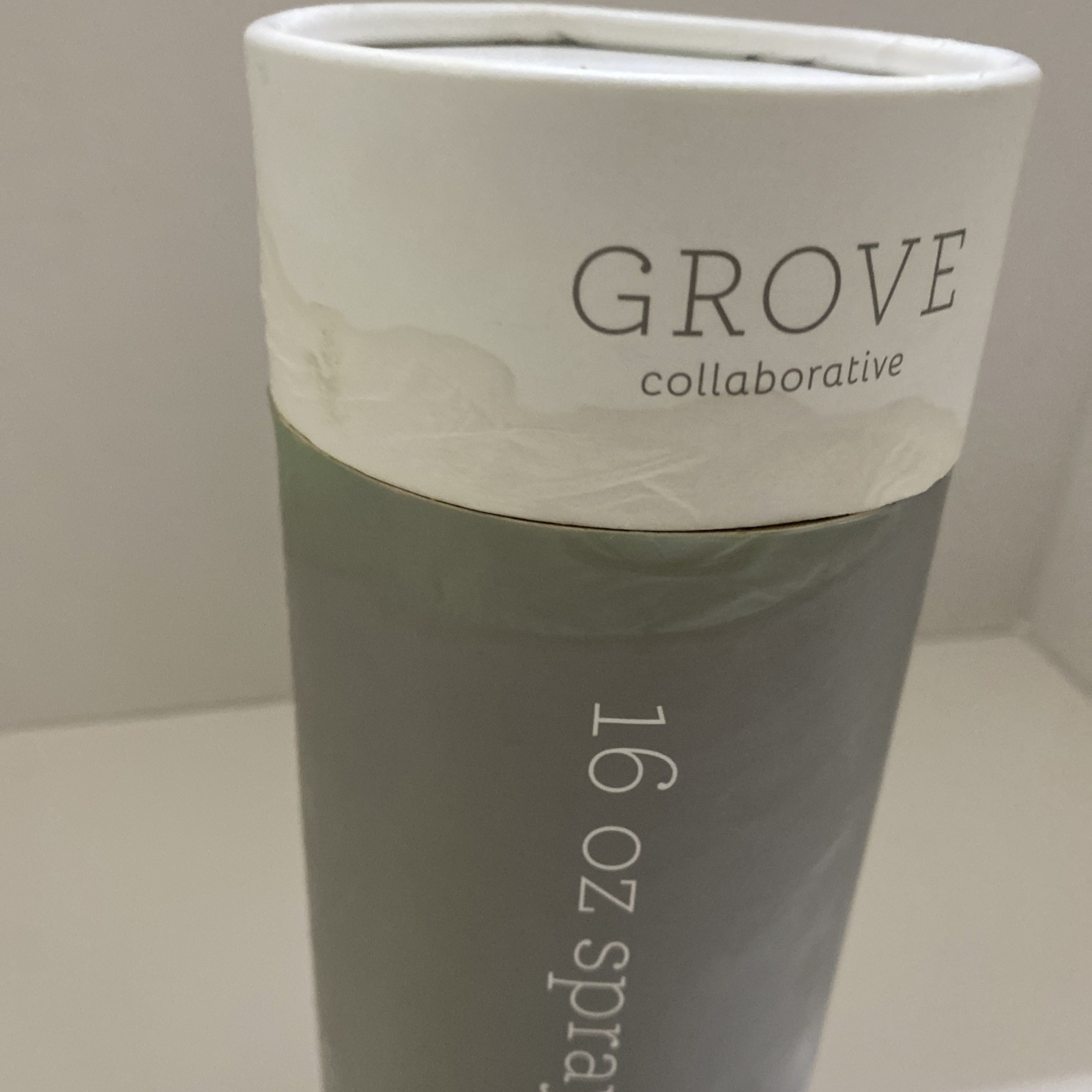 Grove Collaborative 16 oz Glass Dispense Spray Bottle Silicone Sleeve Yellow