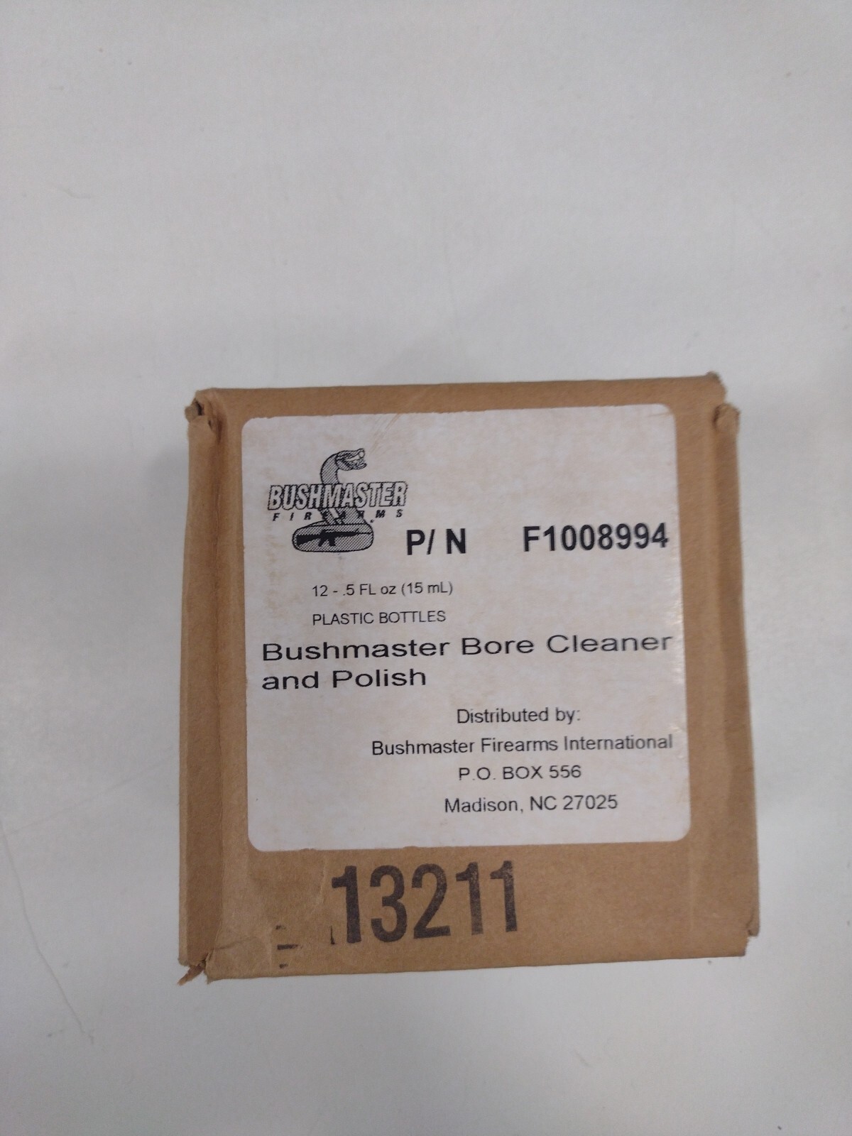 12 Sealed Bushmaster Master Firearm Gun Bore Cleaner and Polish 0.5 oz Box of 12