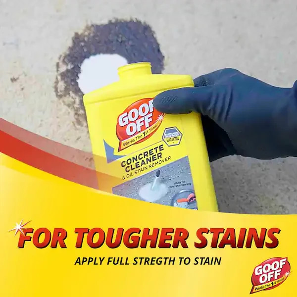 Goof Off Easy to use 32 oz. Concrete Cleaner and Oil Stain Remover