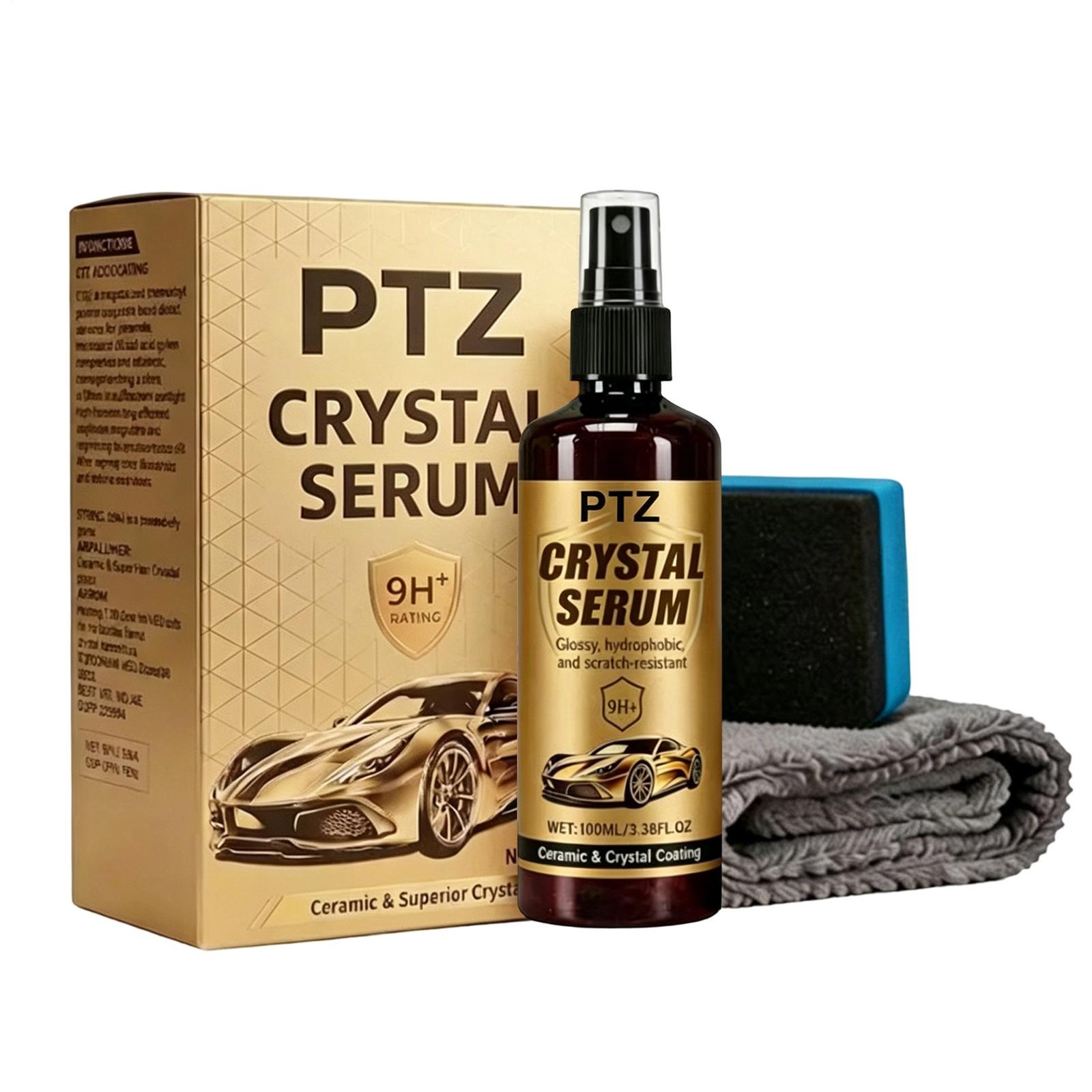 100ML Crystal Serum, Advanced 9H Graphene Ceramic Coating for Auto Car 1PC