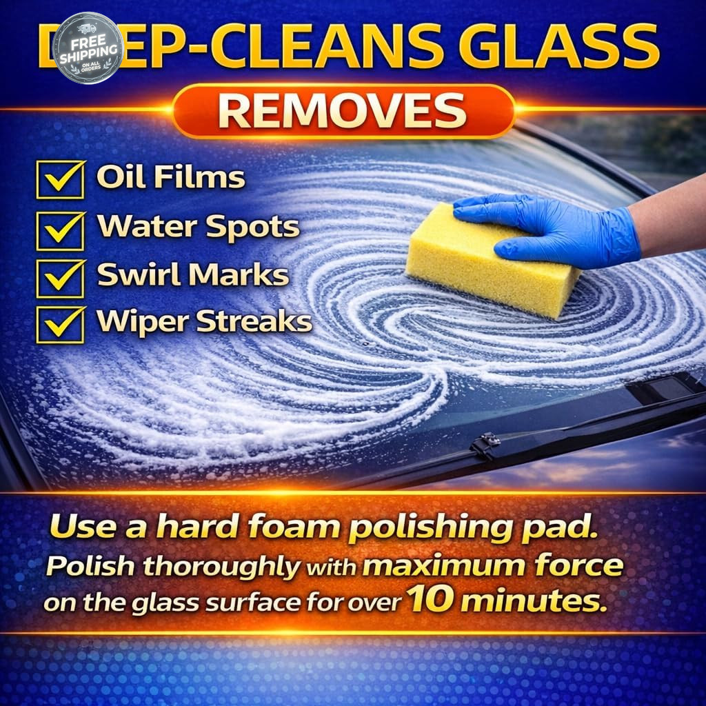 6.6 fl oz (200 ml) Cerium Oxide Glass Polishing Solution – Shake vigorously
