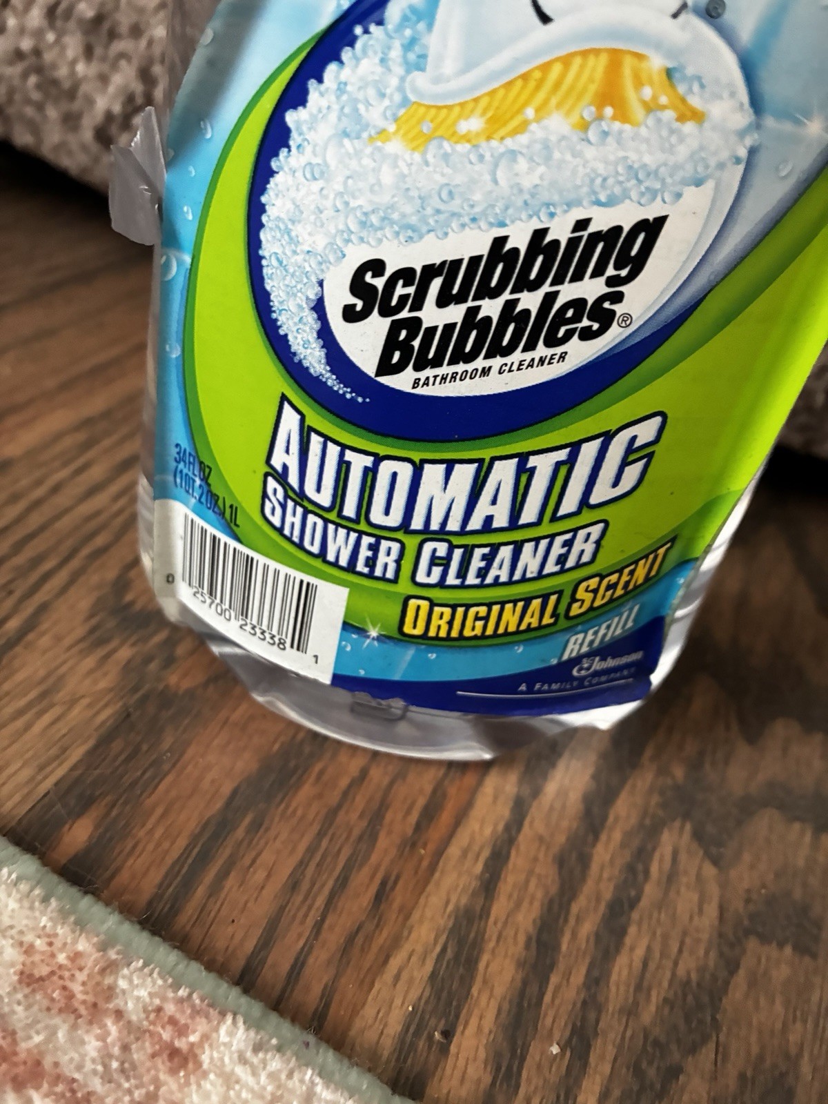 Scrubbing Bubbles Automatic Shower Cleaner Refill – 34 oz Bottle Johnson New NOS
