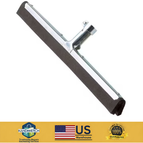 22 in. Dry Floor Squeegee for Garage, Driveway, Sidewalk Tile Dry Cleaner Broom