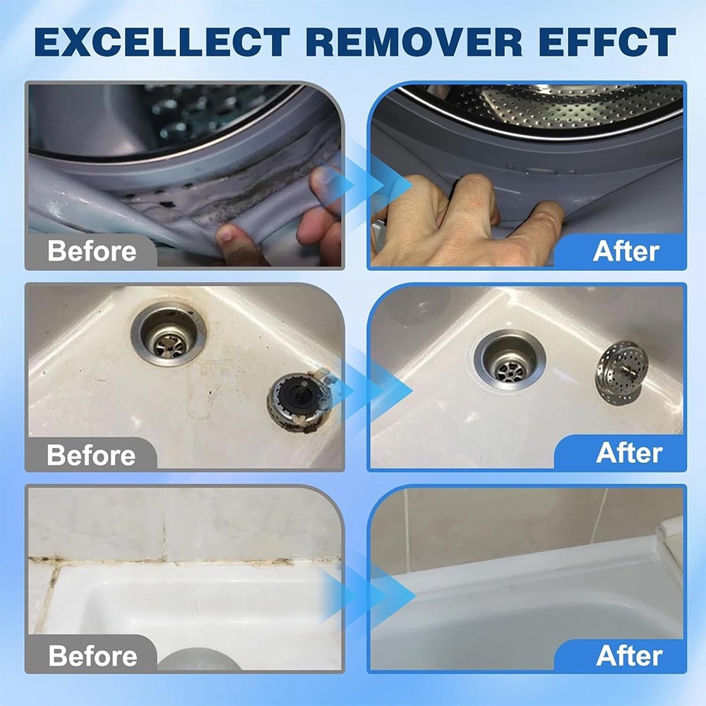Home Stain Cleaner Gel, Washing Machine Seals, Fridge Rubber Wall Shower Stain