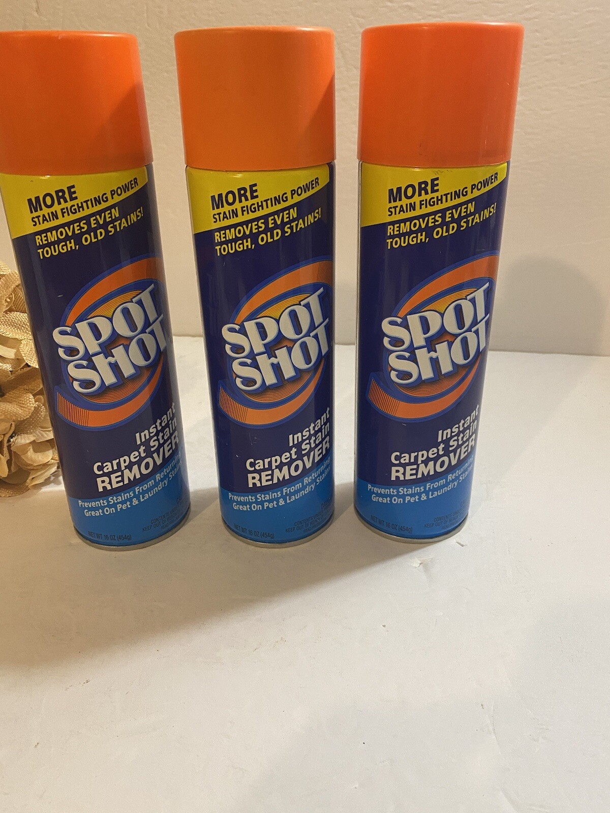 3 Spot ShotA Instant Carpet Stain Remover Aerosol, 16 OZ