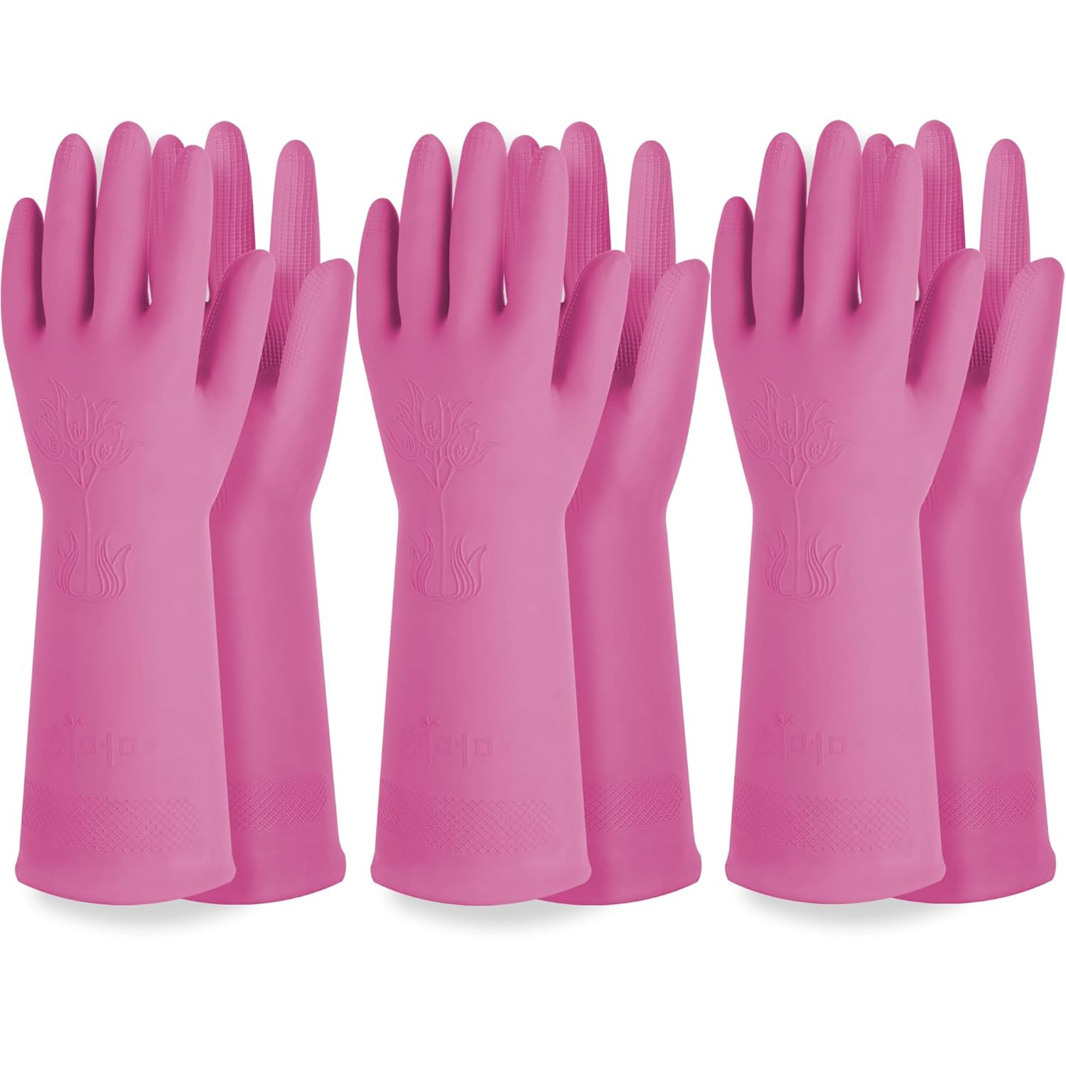 2 Pairs Mamison Household Dishwashing Kitchen Gloves Made in Korea Fast Ship