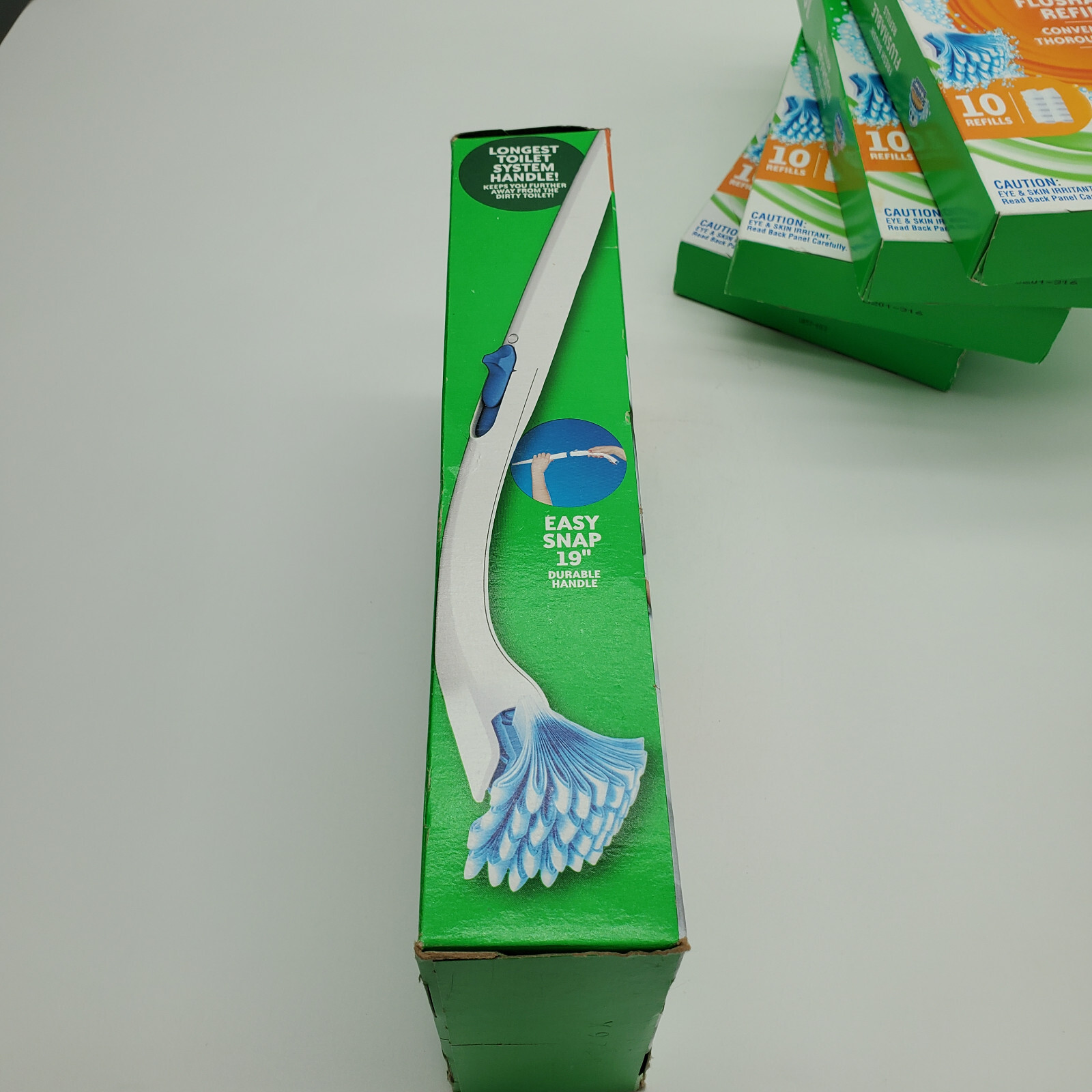 Scrubbing Bubbles Fresh Brush Disposable Toilet Scrubber Kit and 4 Refill Boxes