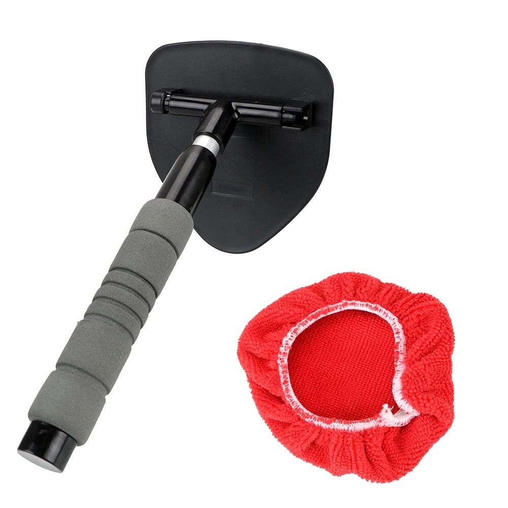Windshield Cleaning Tool Kit Car Window Glass Wiper Cleaner Brush Pad Extendable