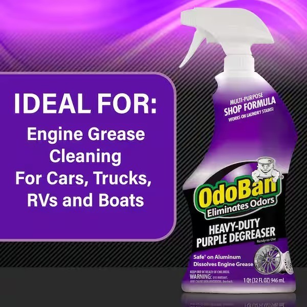 OdoBan 32 oz. Heavy-Duty Purple Degreaser Ready-to-Use Spray multi -purpose