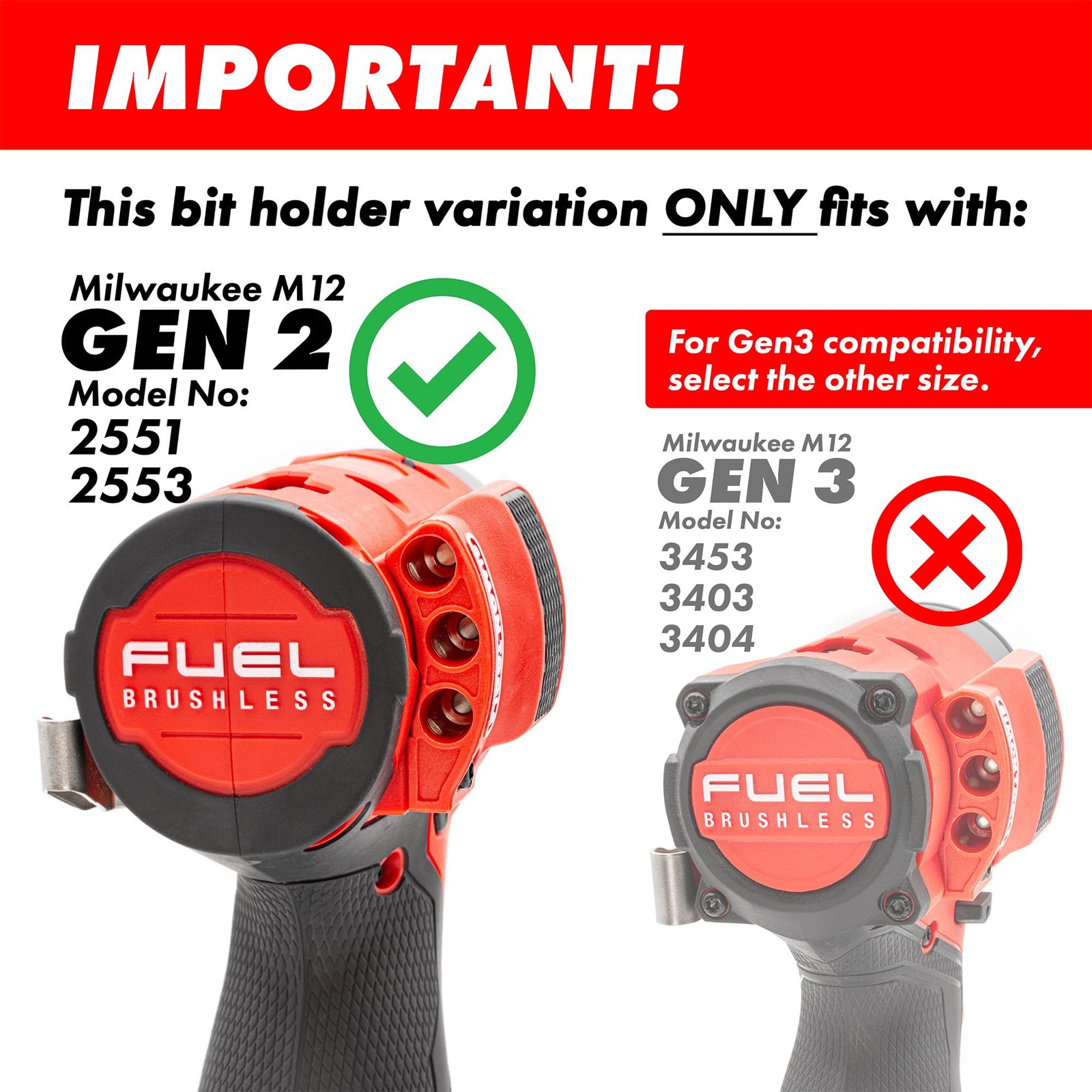 Magnetic Bit Holder for M12 Impact Driver and Drill – Tool Accessory