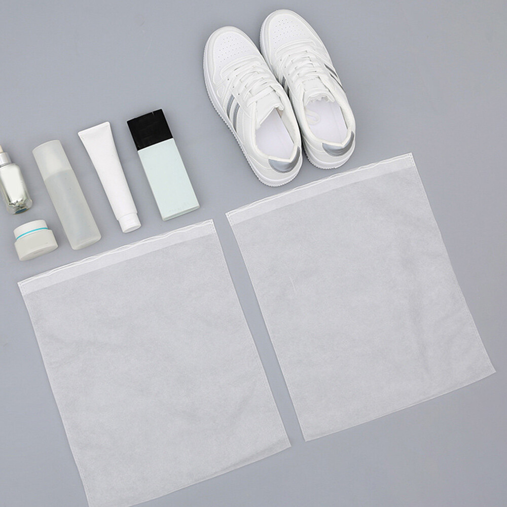 Shoe Storage Sundries Cover Shoe Cover Non-woven Bag Drawstring Storage Bag