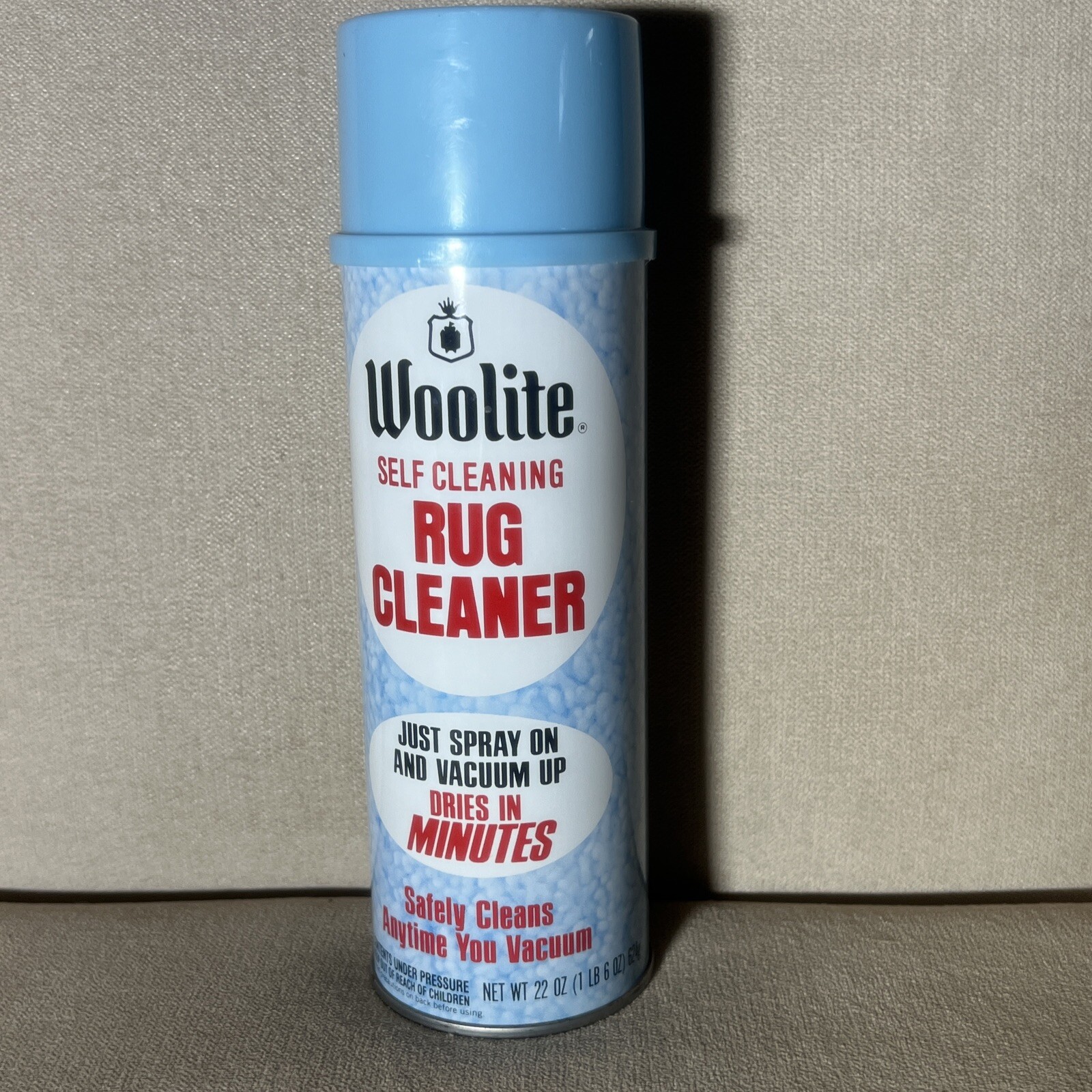 Vintage New Woolite Self Cleaning Rug Cleaner Carpet Care 22 oz Made in USA